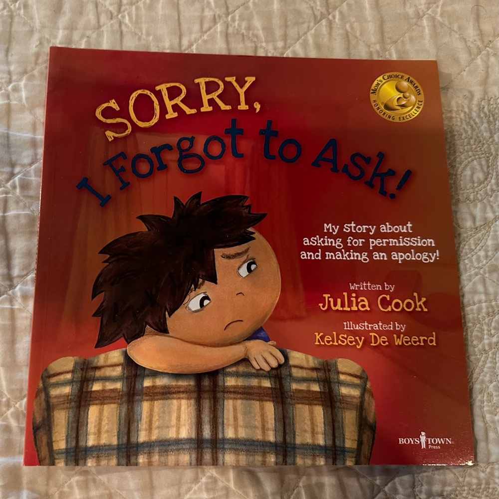 Sorry, I forgot to ask! My story about asking for permission and making apology